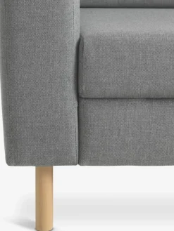 Hoekbank SVALBARD open einde rechts lichtgrijs