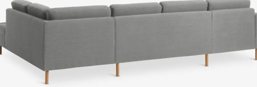 Hoekbank SVALBARD rechts lichtgrijs