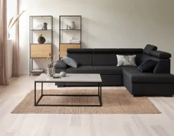 Hoekslaapbank SAHL donkergrijs