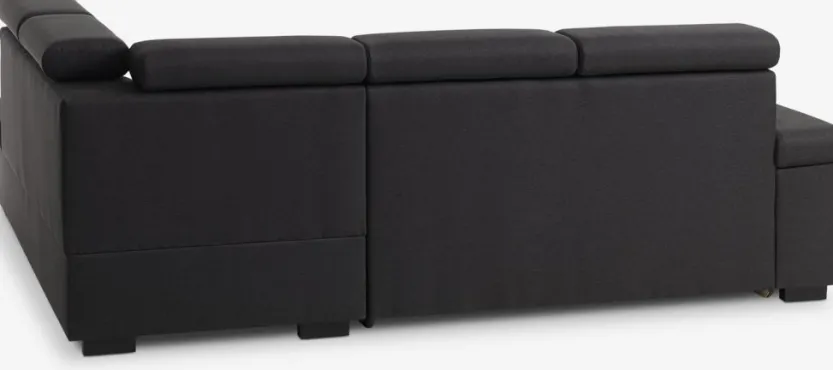 Hoekslaapbank SAHL donkergrijs