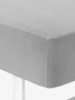 Hoeslaken JANNE jersey 90x200x30 grijs