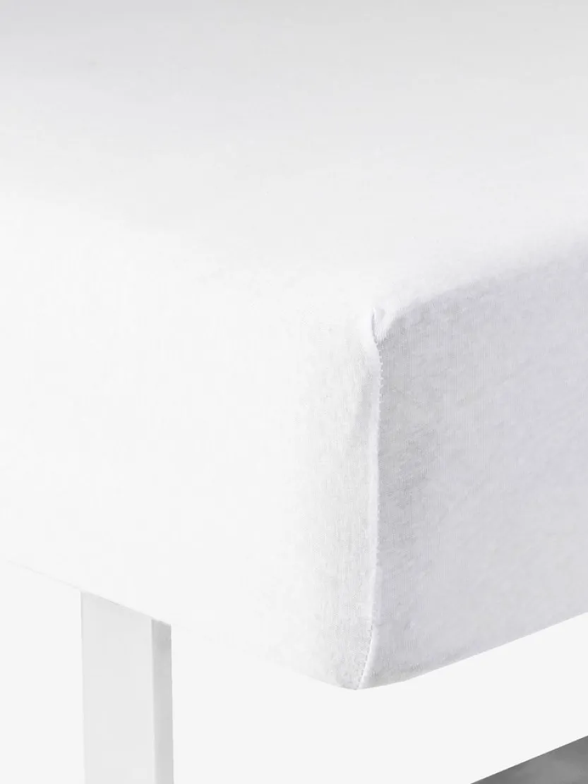 Hoeslaken JETTE jersey 40x95x10 wit