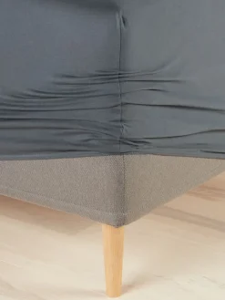 Hoeslaken JETTE jersey 90x200x35 grijs