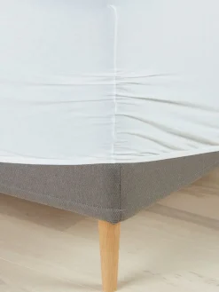 Hoeslaken JETTE jersey 90x200x35 wit