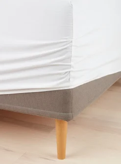 Hoeslaken VIVIAN 90x200x35 wit