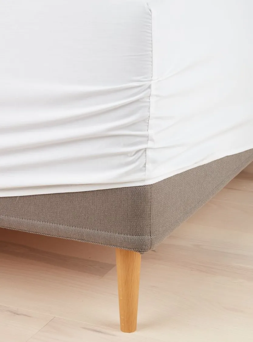 Hoeslaken VIVIAN 90x200x35 wit