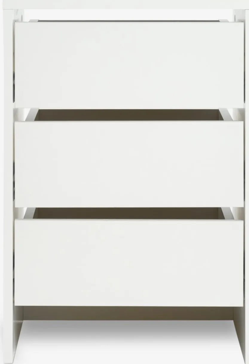 Inzetlades voor VIBY 3 lades wit