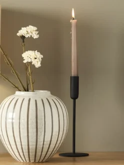 Kandelaar OLAV Ø9xH24 cm zwart