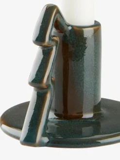 Kandelaar STILBIT B10xL9xH8cm steengoed groen