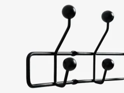 Kapstok GREVINGE 5+5 haken zwart