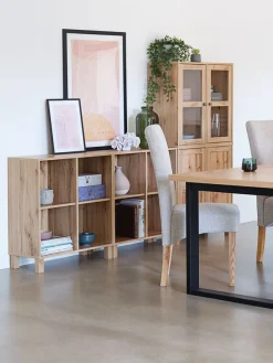 Kast SKALS 4 compartimenten eiken