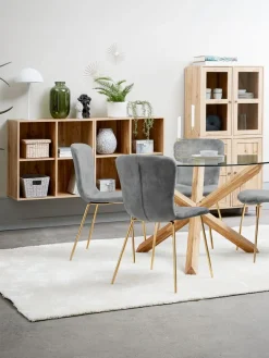 Kast SKALS 4 compartimenten eiken