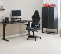 Kast VIRUM 2 deuren zwart