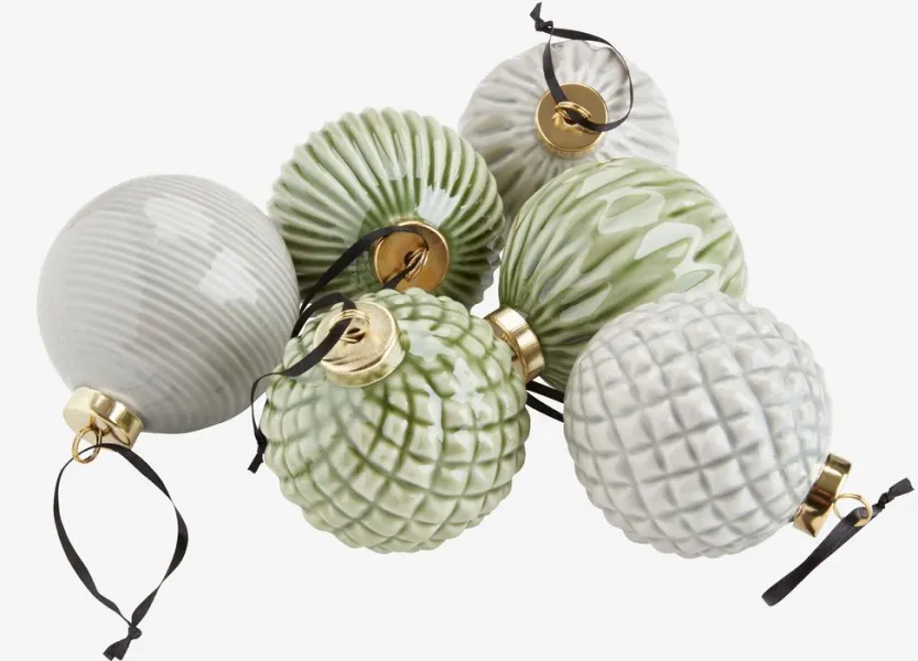 Kerstbal PIBESTEN assorti