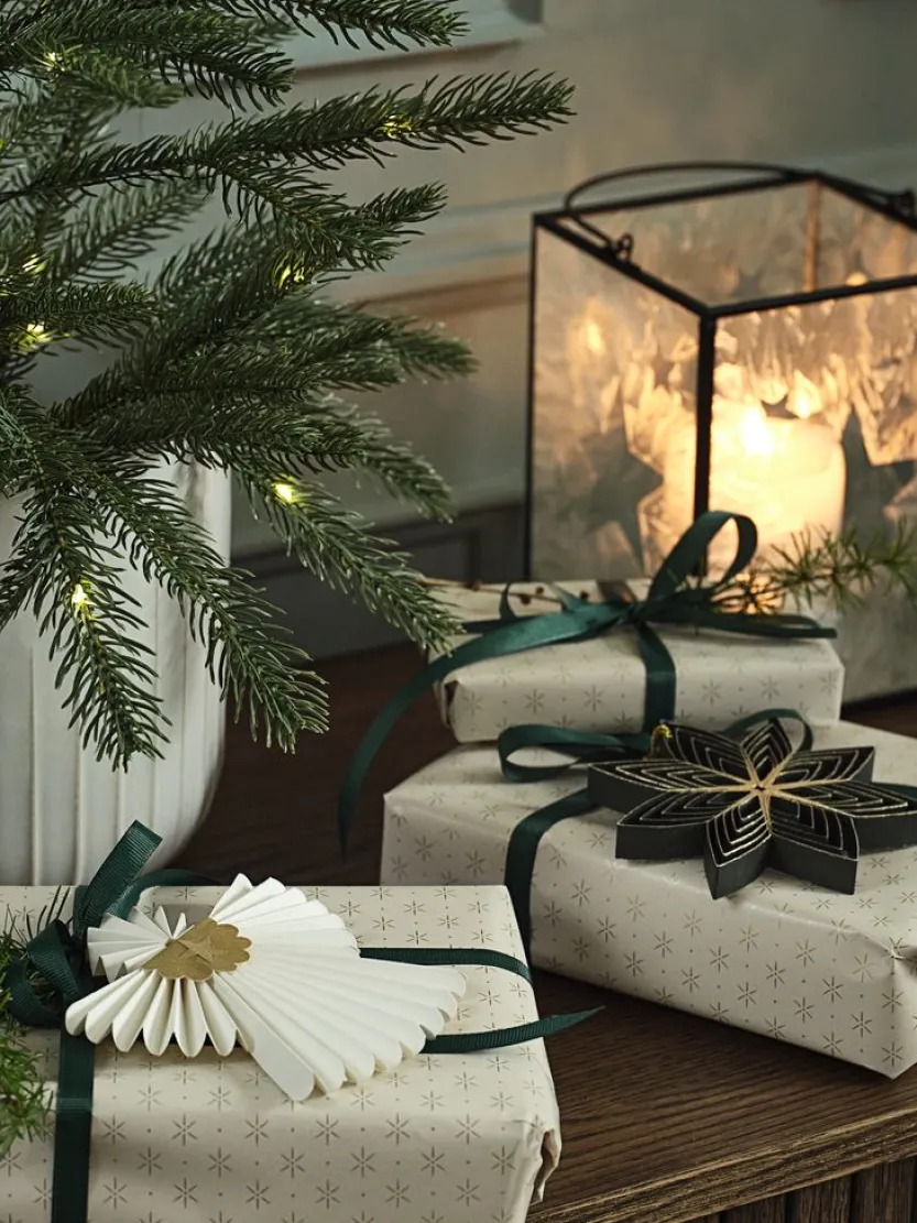 Kerstdecoratie EILAT 2 stuks papier