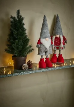 Kerstelf FORSETE H43cm assorti