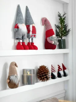 Kerstelf FORSETE H43cm assorti