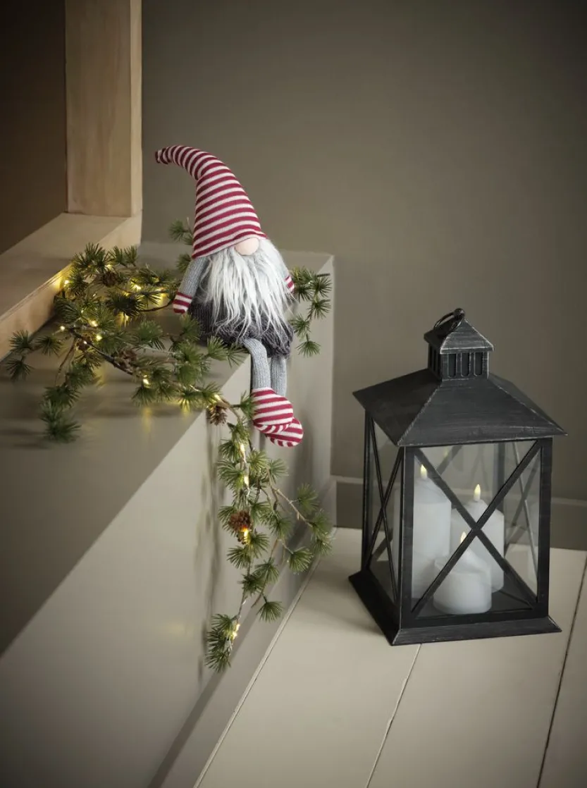 Kerstelf SVADILFARI H43cm grijs