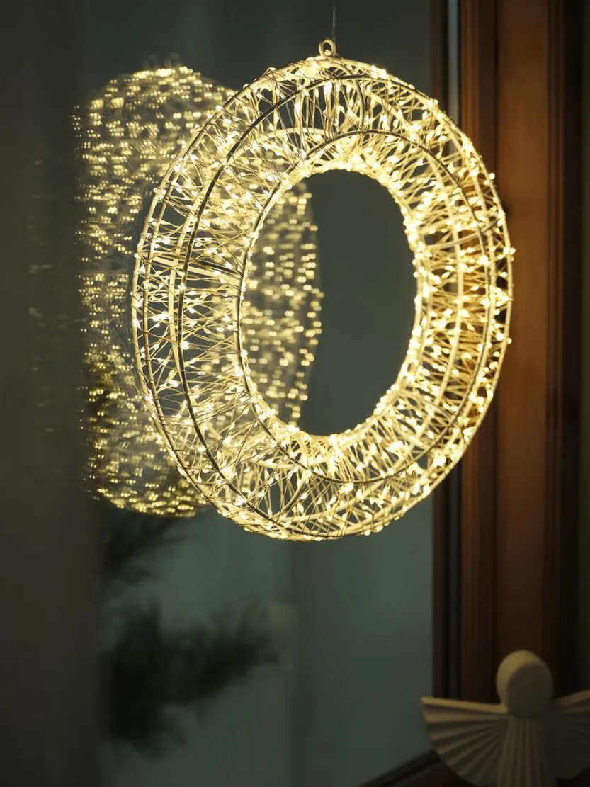 Kerstkrans SPESSARTIN Ø36cm LED en timer