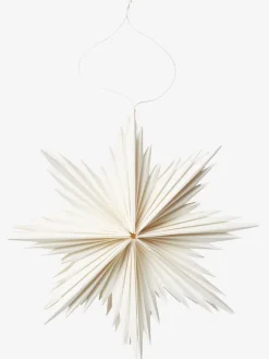 Kerstster SKRYMSLI Ø30xH8cm wit assorti