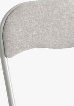 Klapstoel VOEL lichtzandkleurige stof