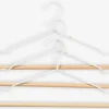 Kledinghangers BO L42cm 3 stuks wit