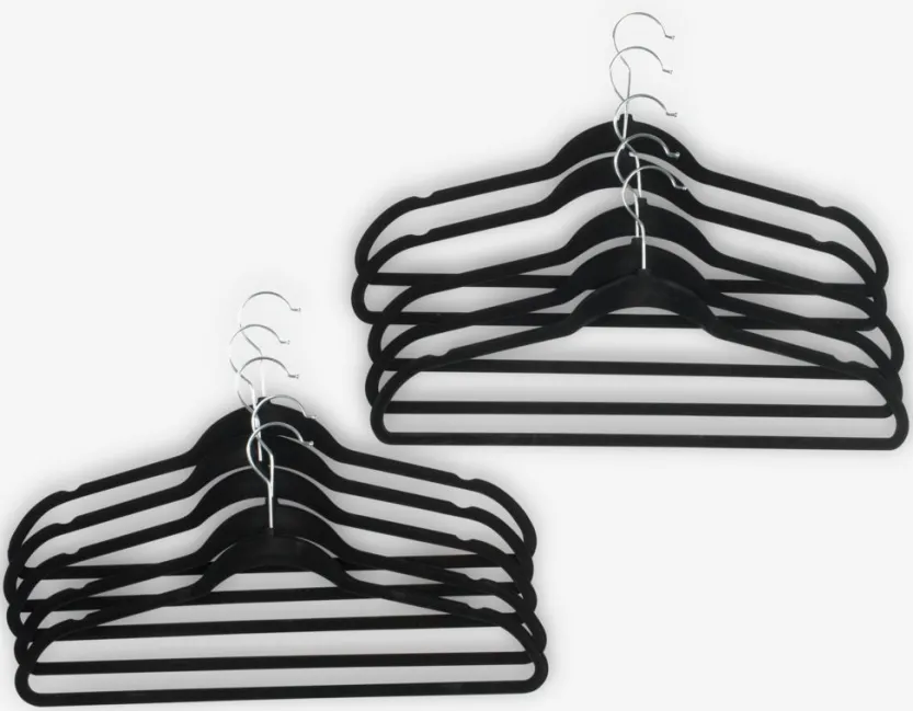 Kledinghangers HEKTOR L45 cm 10 stuks