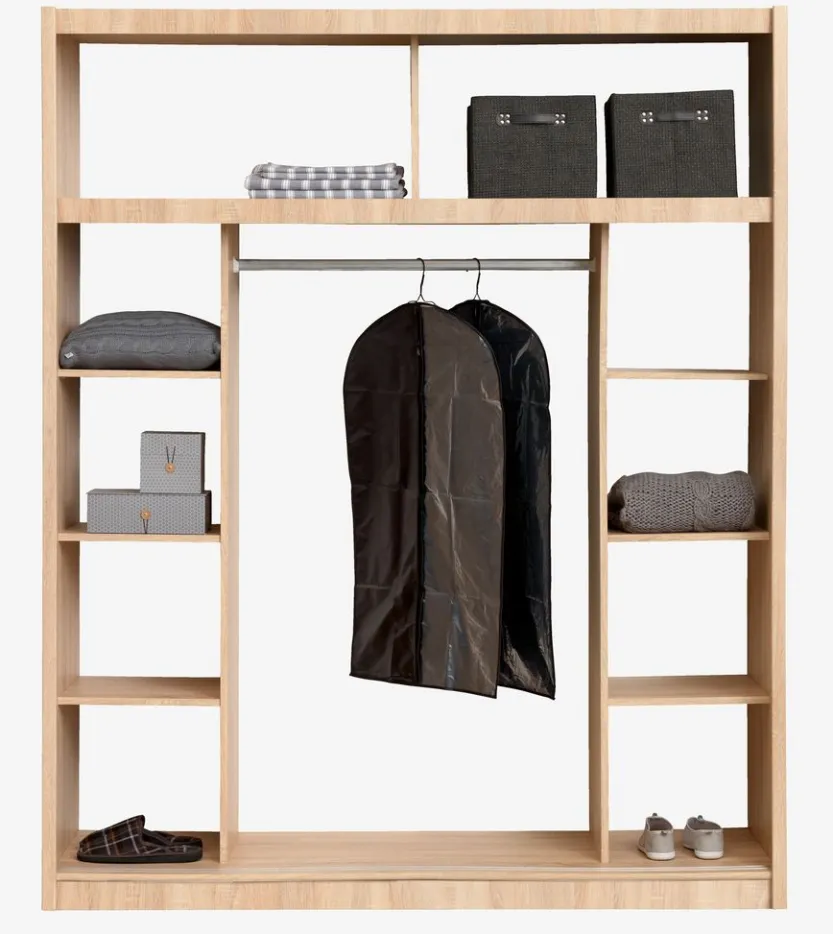 Kledingkast EVETOFTE 180x220 eiken