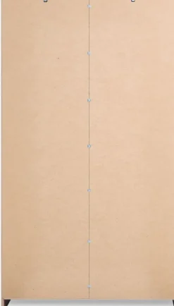 Kledingkast FANDRUP 97x176 2 deuren 3 lades licht eiken