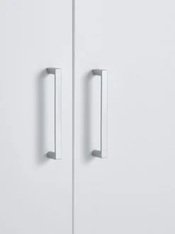 Kledingkast FANDRUP 145x176 3 deuren 3 lades wit