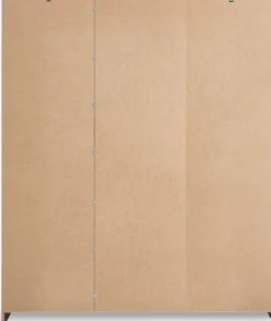 Kledingkast FANDRUP 145x176 3 deuren 3 lades licht eiken