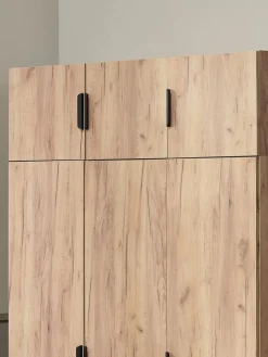 Kledingkast JENSLEV 144x176 eiken