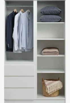 Kledingkast LIMFJORDEN 120x200 wit