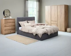 Kledingkast LIMFJORDEN 180x200 naturel eiken kleur