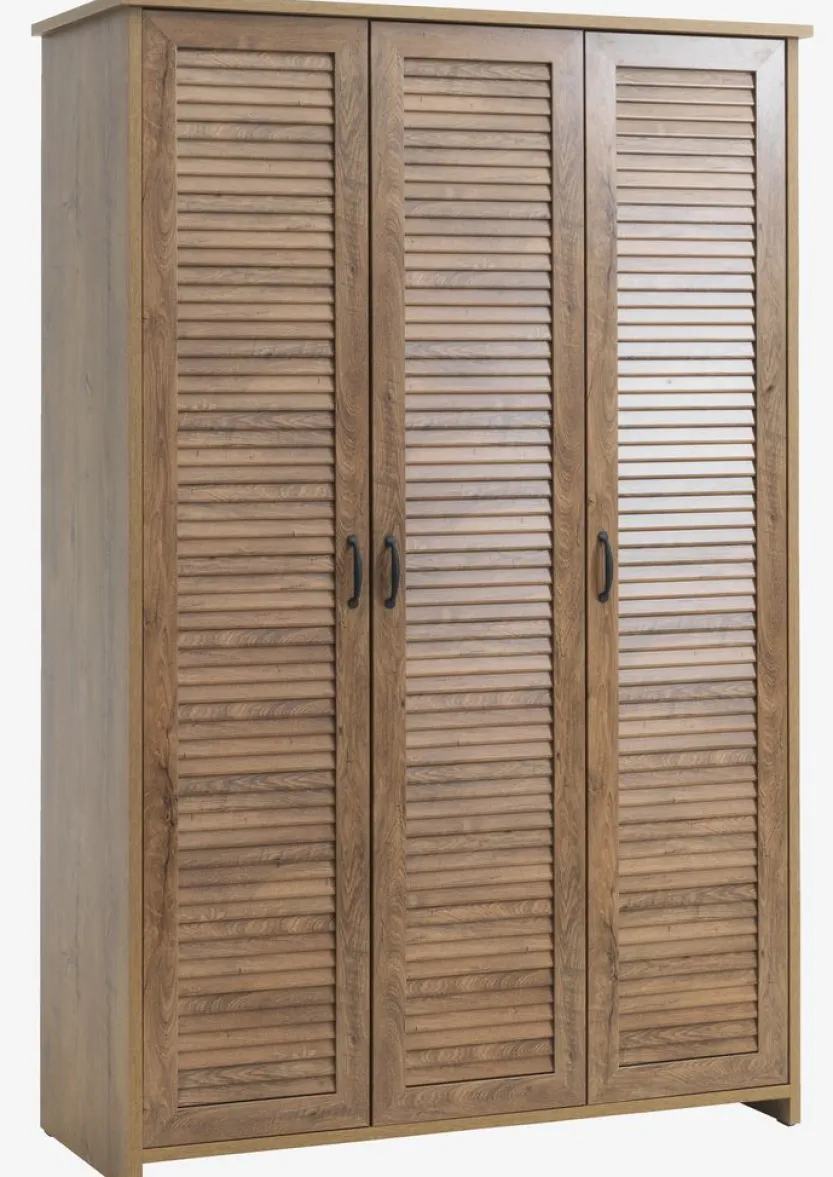 Kledingkast MANDERUP 128x199 3 deuren wild eiken kleur