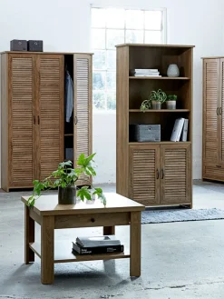 Kledingkast MANDERUP 128x199 3 deuren wild eiken kleur