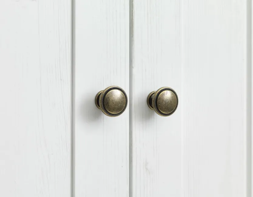 Kledingkast MARKSKEL 212x210 wit/eiken kleur