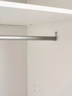 Kledingkast ODDER 179x201 met spiegel wit