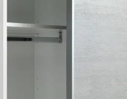 Kledingkast TARP 151x201 beton/wit