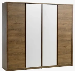 Kledingkast VEDDE 220x197 met spiegel wild eiken