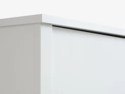 Kledingkast VEDDE 220x197 met spiegel wit