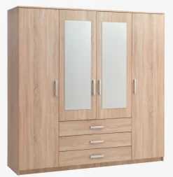 Kledingkast VELLERUP 200x200 combi eiken