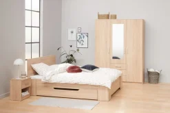 Kledingkast VELLERUP 151x200 combi eiken