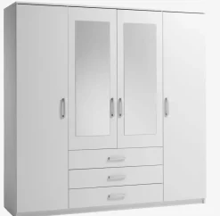 Kledingkast VELLERUP 200x200 combi wit