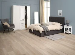 Kledingkast VELLERUP 151x200 combi wit