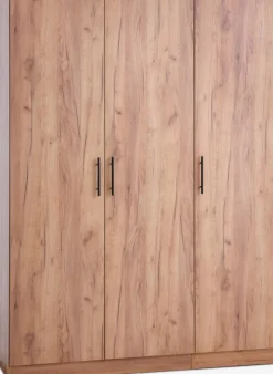 Kledingkast VIBY 150x200 3 deuren naturel eiken kleur