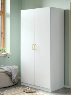 Kledingkast VIBY 101x200 2 deuren wit