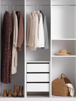 Kledingkast VIBY 150x200 3 deuren wit