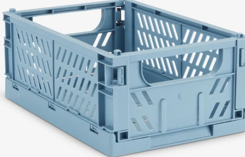 Krat MILAS B16xL25xH10 opvouwbaar blauw