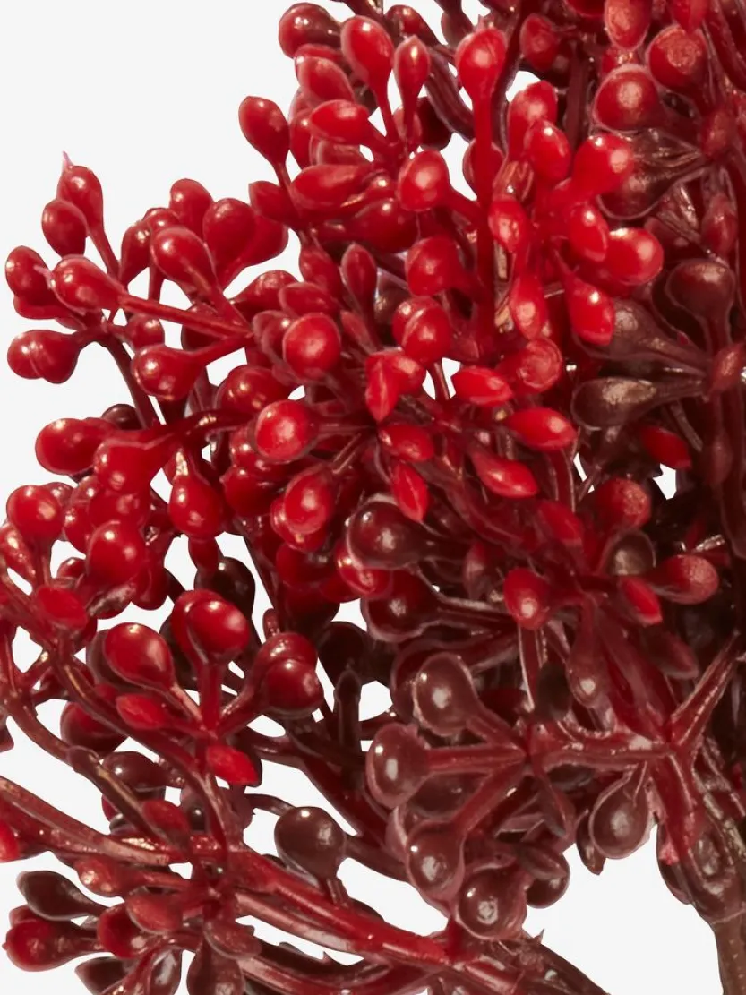 Kunstbloem JUL H33cm rood